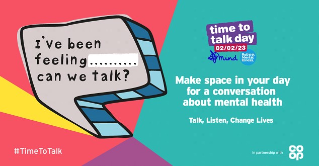 Topic of the month – Time to Talk Day 2023